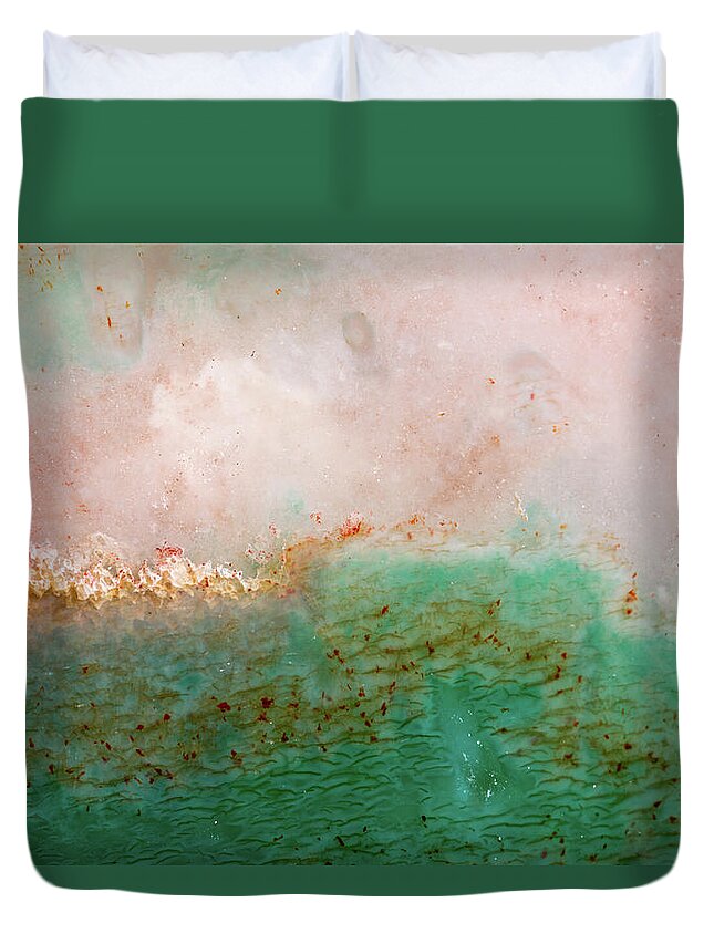 Material Duvet Cover featuring the photograph Agate Stone Background by Afreydin