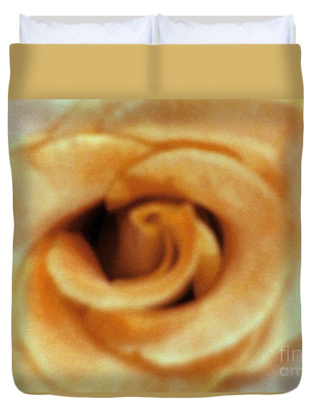 Airbrush Duvet Cover featuring the mixed media Airbrush Rose by Joseph Baril