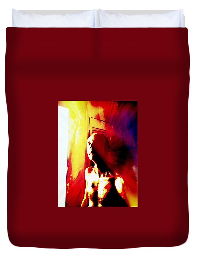 Isaac Montgomery Duvet Cover featuring the photograph Alive by Michael TMAD Finney
