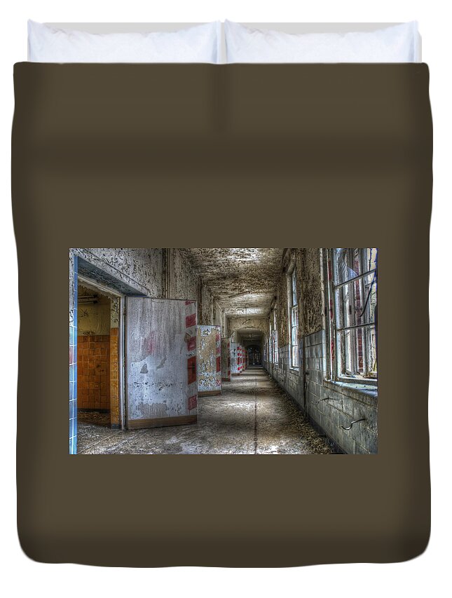 Beelitz Duvet Cover featuring the digital art All together now by Nathan Wright