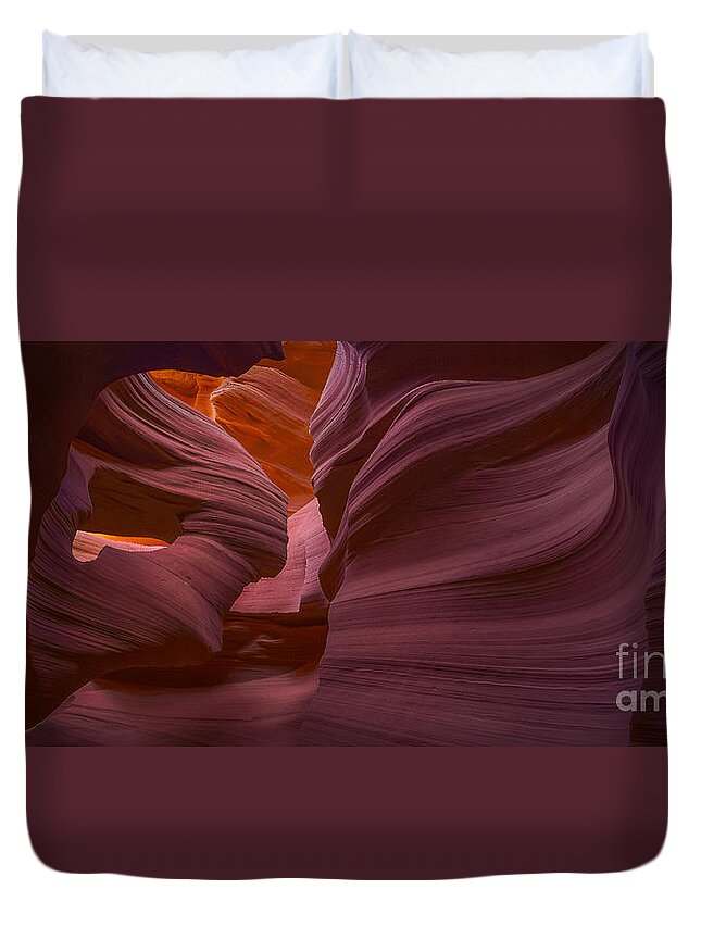 Alluring Beauty Duvet Cover featuring the photograph Alluring Beauty Panoramic by Marco Crupi