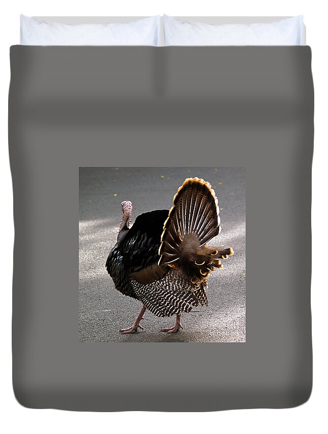Photograph Duvet Cover featuring the photograph Aloha Turkey by Patricia Griffin Brett