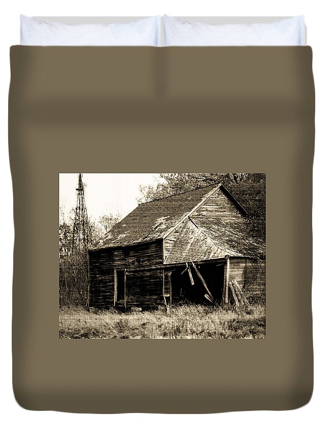 Abstract Duvet Cover featuring the photograph An Era Past by Maggy Marsh