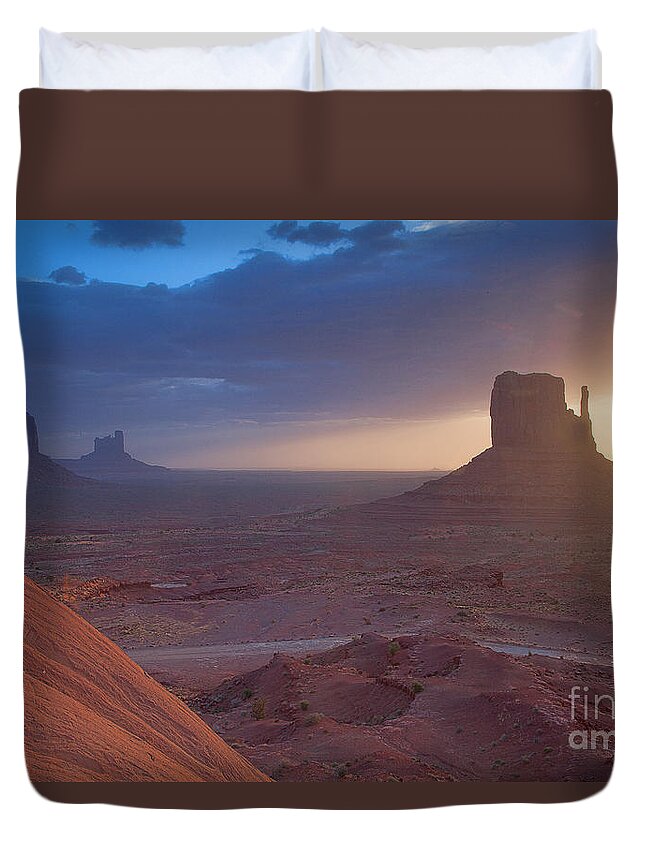 Red Soil Duvet Cover featuring the photograph An Open Invitation by Jim Garrison