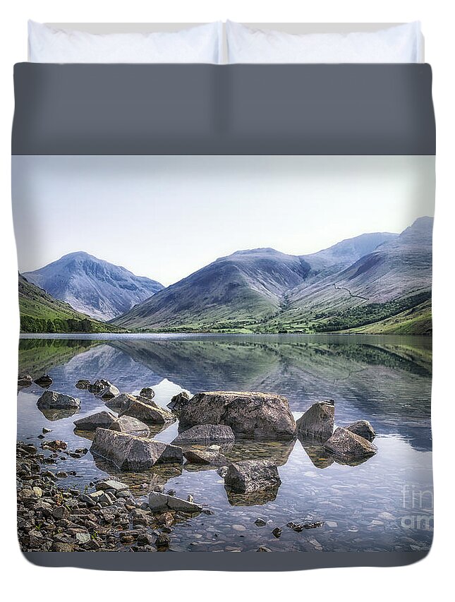 Kremsdorf Duvet Cover featuring the photograph And There Was Peace... by Evelina Kremsdorf