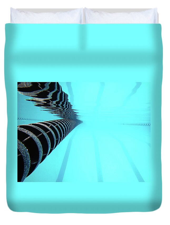 Underwater Duvet Cover featuring the photograph Another Pool by Amy Stocklein Images