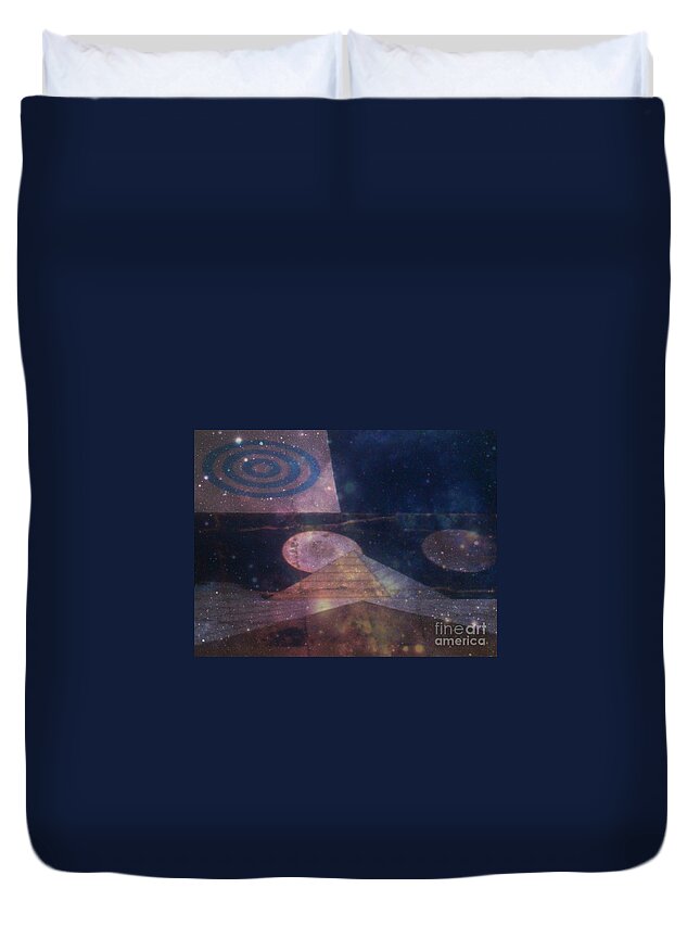 Colorado Duvet Cover featuring the photograph Answers on the Walls by Kelly Awad