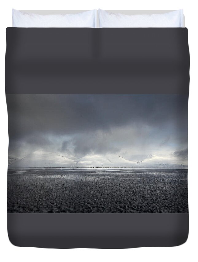Arctic Duvet Cover featuring the photograph Arctic Sunshine by Pekka Sammallahti