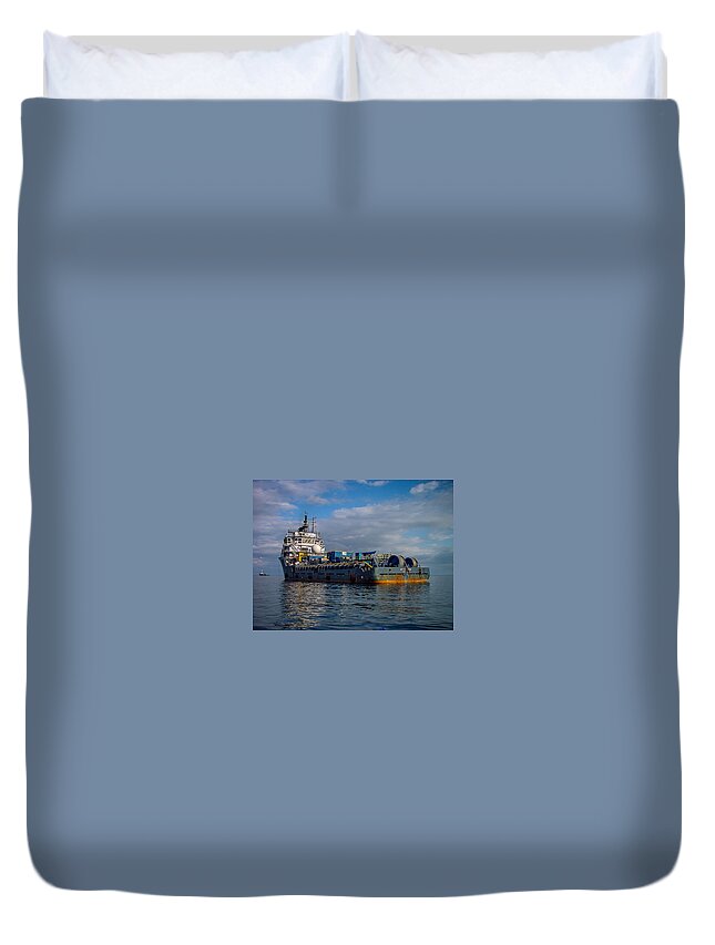 Art Carlson Duvet Cover featuring the photograph Art Carlson by Gregory Daley MPSA