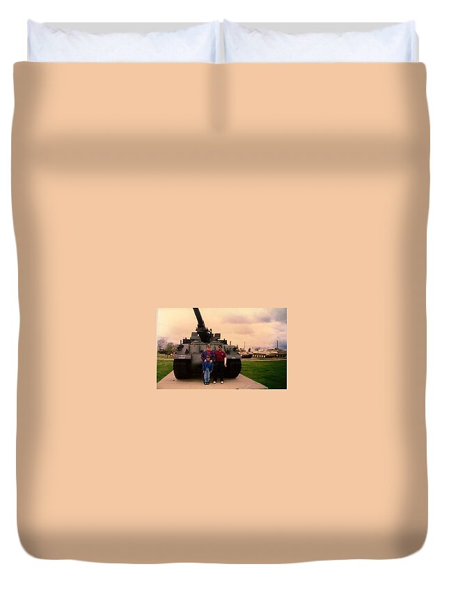 Military Duvet Cover featuring the photograph Attention by Chris W Photography AKA Christian Wilson