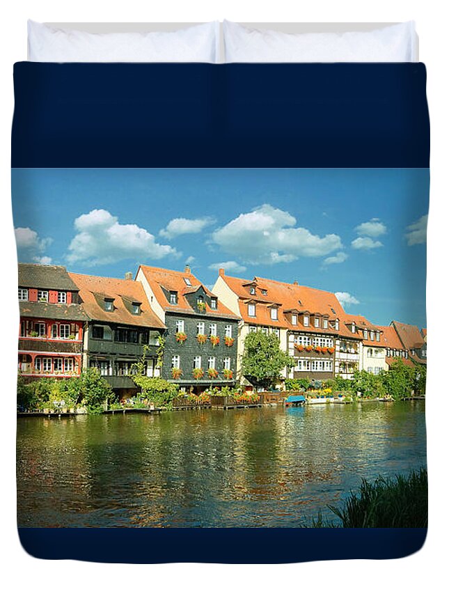 Prott Duvet Cover featuring the photograph Bamberg Little Venice 1 by Rudi Prott