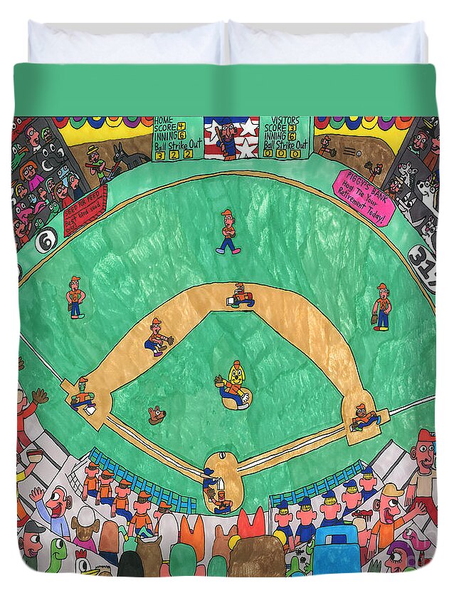 Baseball Duvet Cover For Sale By Paul Fields