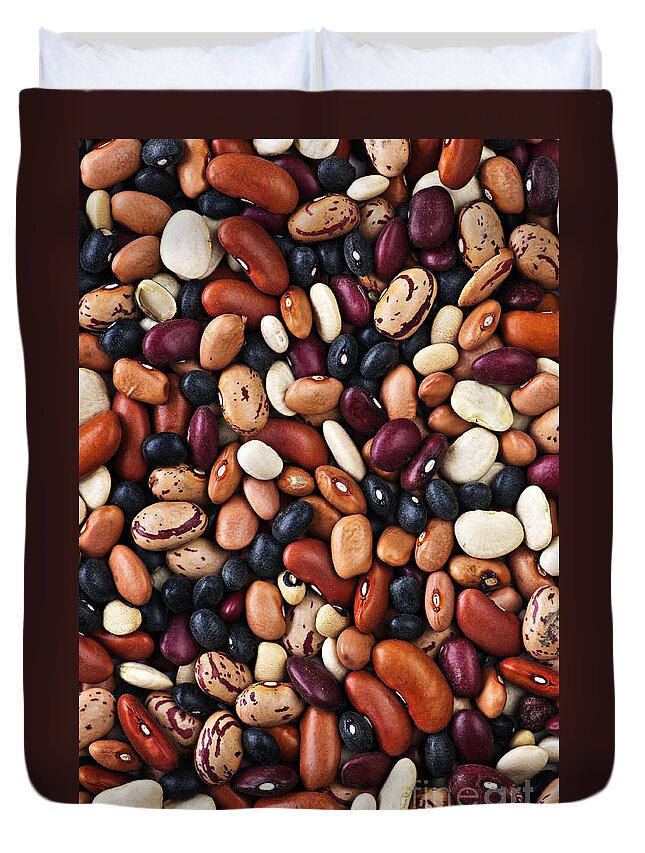 Beans Duvet Cover featuring the photograph Beans by Elena Elisseeva