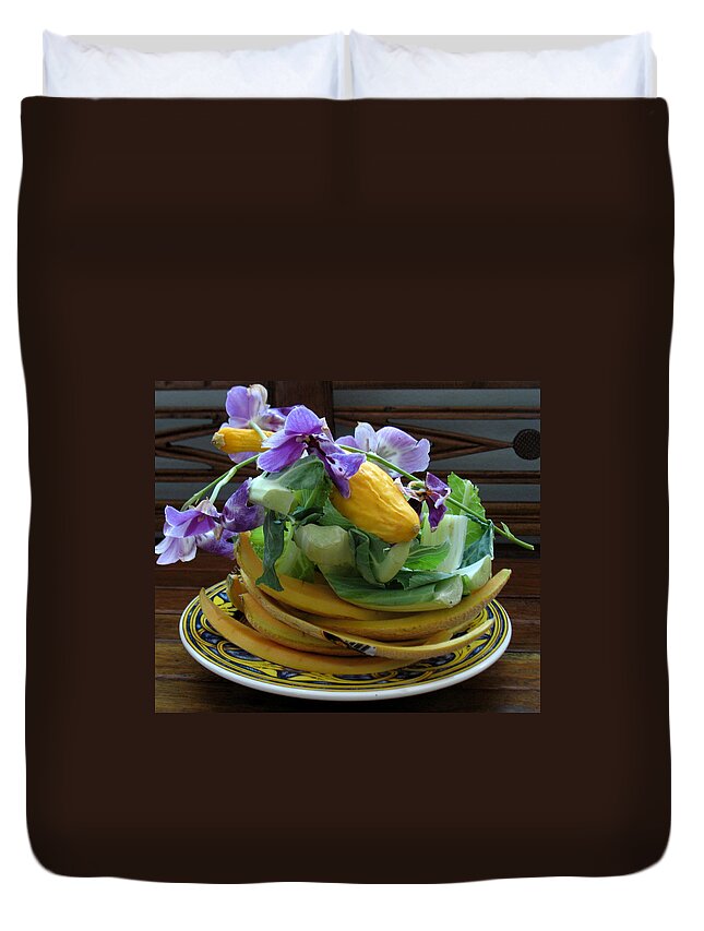 Beautiful Compost Duvet Cover featuring the photograph Beautiful Compost by Gia Marie Houck
