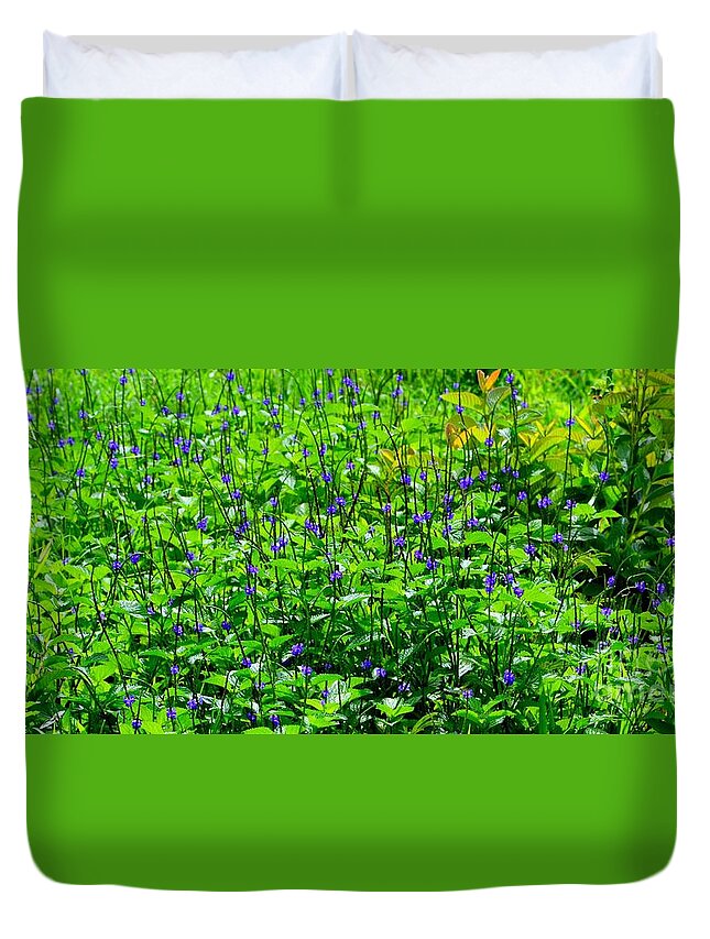 Flowers Duvet Cover featuring the photograph Beauty in the Meadow by Mary Deal