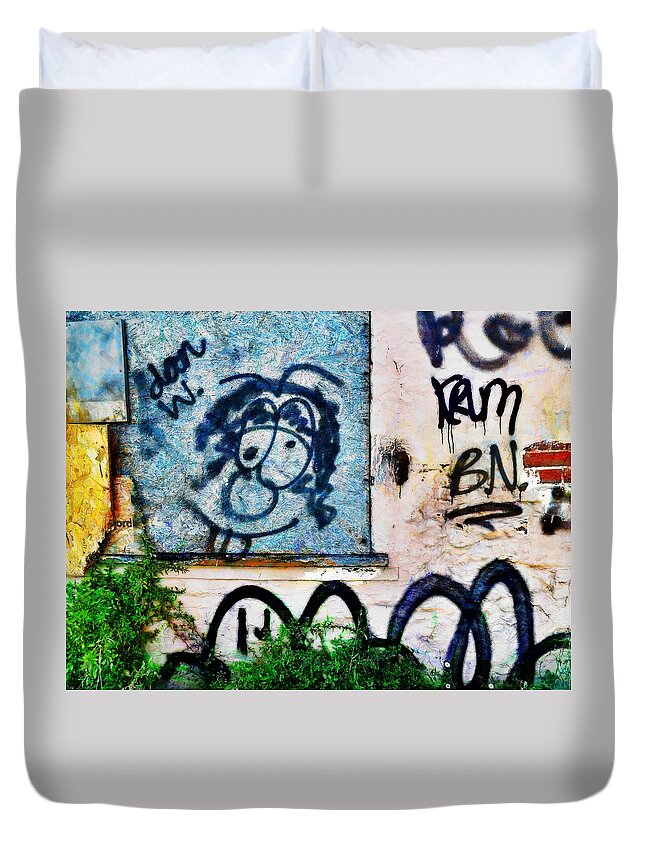 Margate Duvet Cover featuring the photograph Bedazzled and Bejazzled by Steve Taylor
