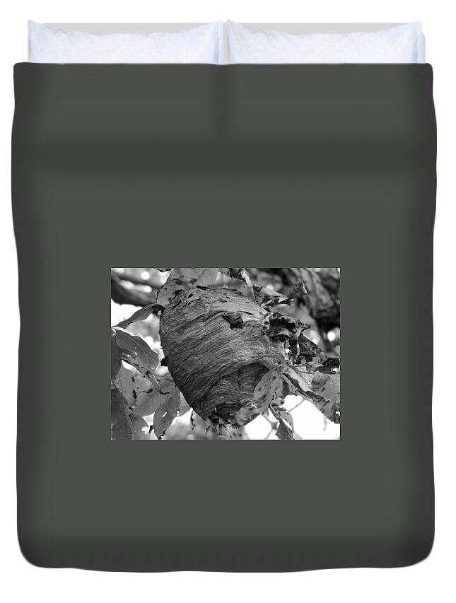 Nature Duvet Cover featuring the photograph Beehive by Lisa Blake