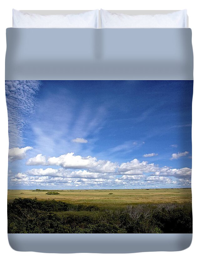 National Park Duvet Cover featuring the photograph Beyond the Sky by Kathi Isserman