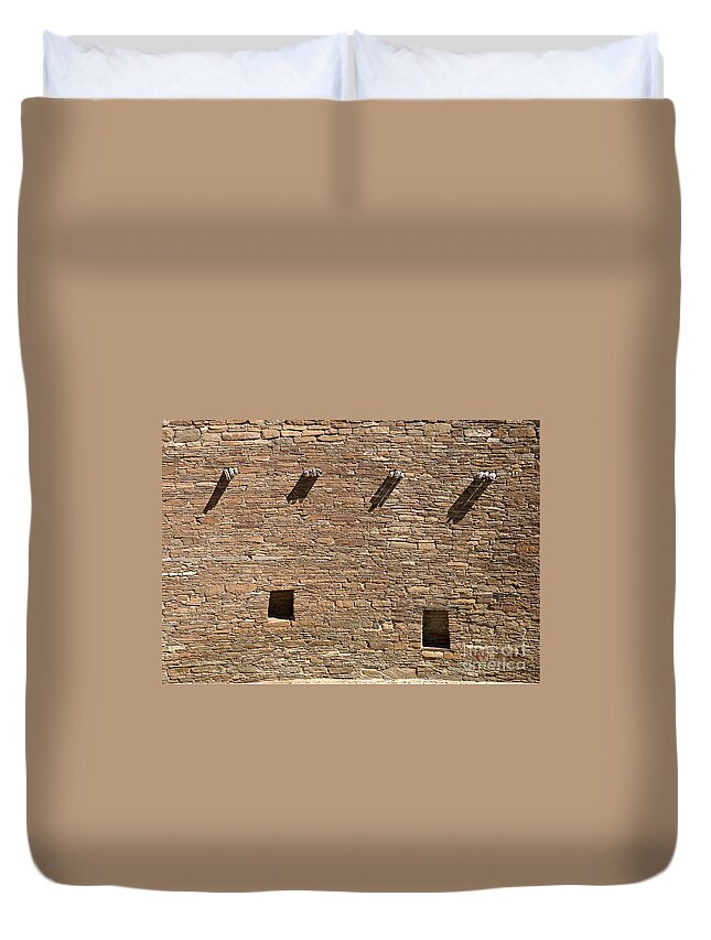 Chaco Duvet Cover featuring the photograph Big Kiva by Steven Ralser