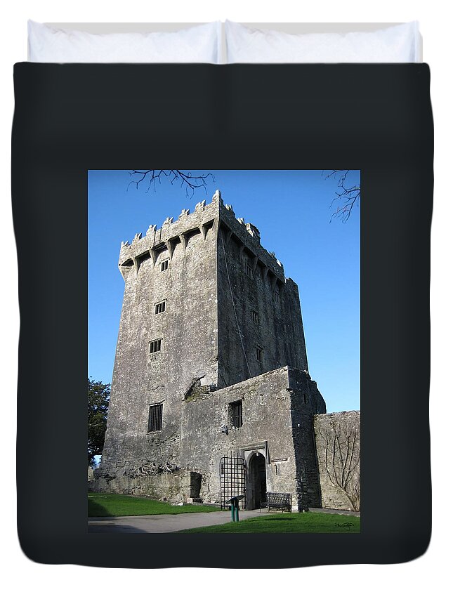Blarney Duvet Cover featuring the photograph Blarney Castle by Shanna Hyatt