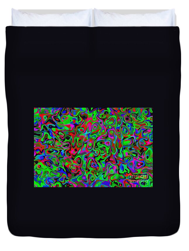 Colourful Duvet Cover featuring the photograph Bloingle by Mark Blauhoefer