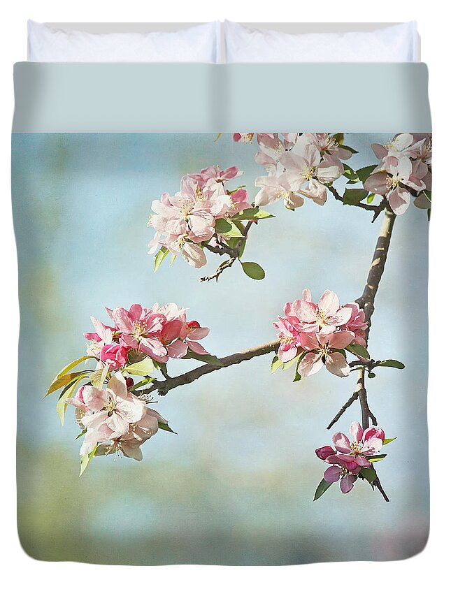 Nature Duvet Cover featuring the photograph Blossom Branch by Kim Hojnacki