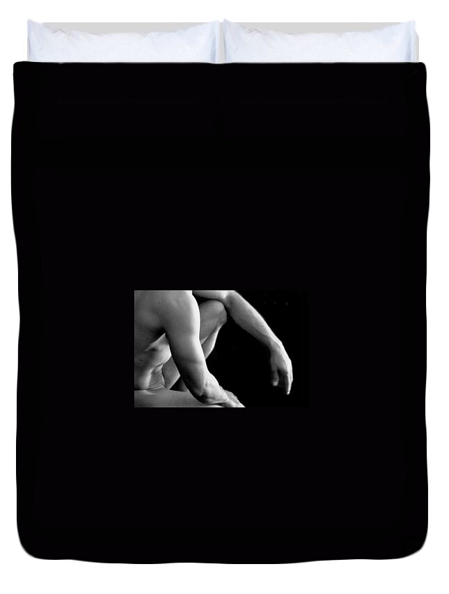 Nude Duvet Cover featuring the photograph BodyScapes 11 by Rick Saint