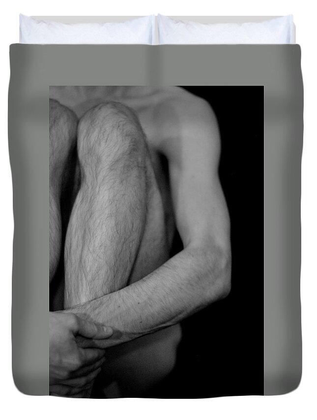 Nude Duvet Cover featuring the photograph BodyScapes 27 by Rick Saint