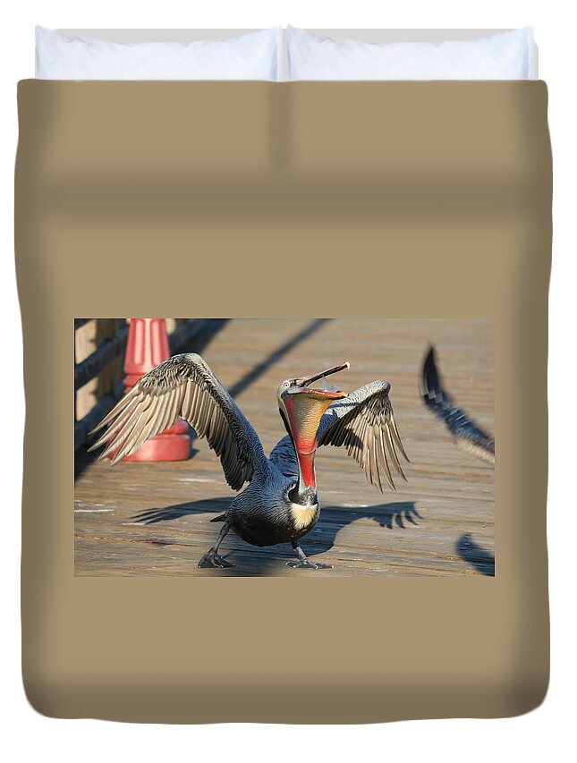 Wild Duvet Cover featuring the photograph Bottoms Up by Christy Pooschke