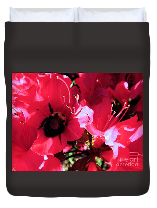 Landscape Duvet Cover featuring the photograph Bottoms Up by Robyn King