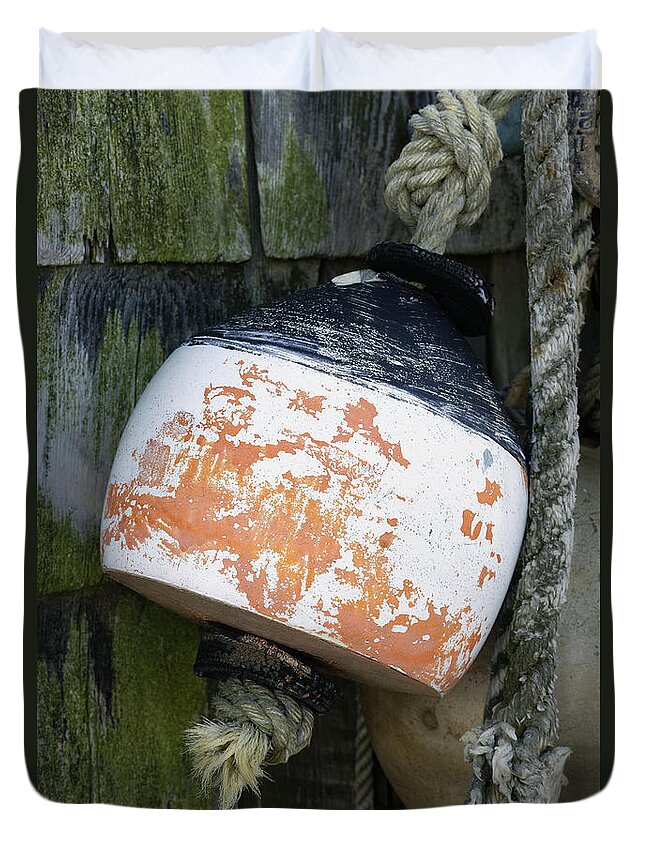 Chilmark Duvet Cover featuring the photograph Bouy by John Greim
