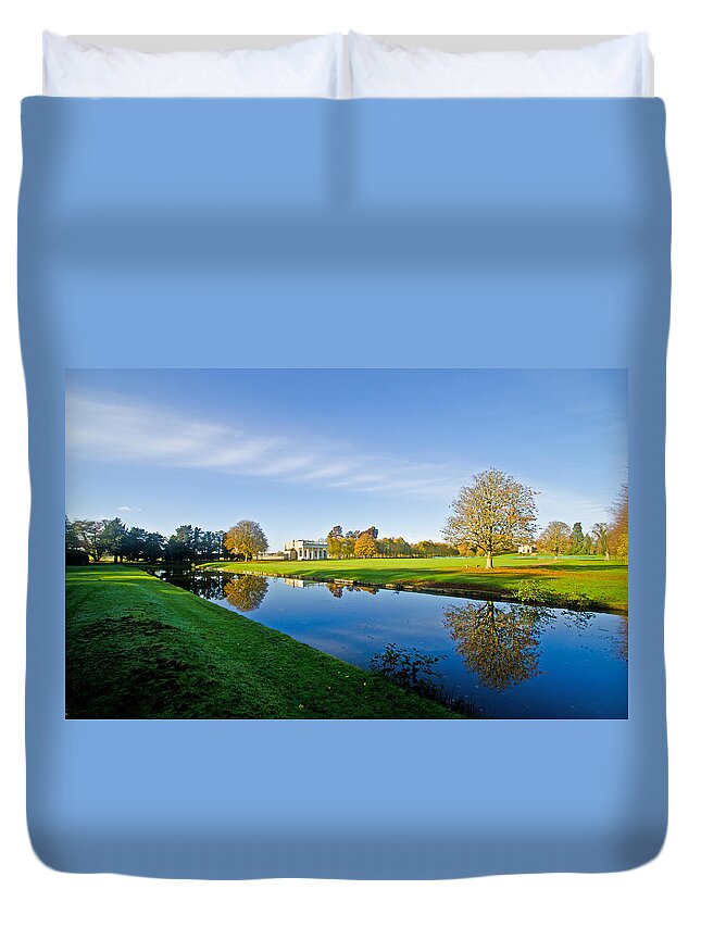 Bowling Gren House Duvet Cover featuring the photograph Bowling Green House 2 by Chris Thaxter