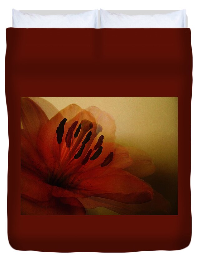 Breath Of The Lily Duvet Cover featuring the photograph Breath of The Lily by Marianna Mills