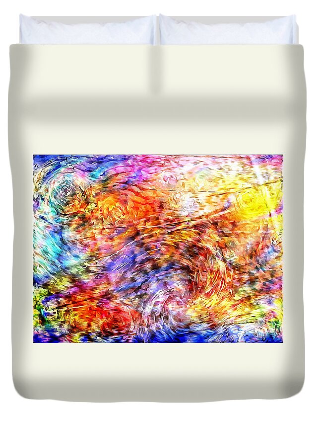 Bright Color Van Gogh Style Abstract Duvet Cover For Sale By