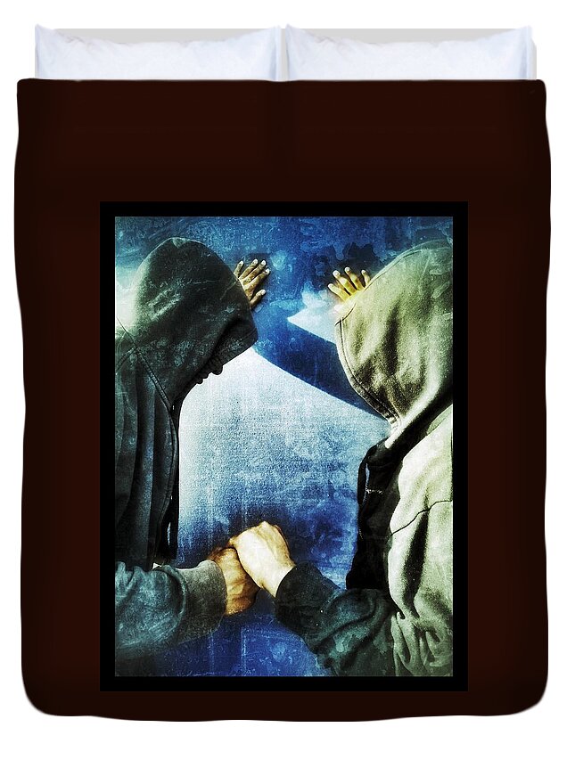  Duvet Cover featuring the photograph Brothers Keeper by Al Harden