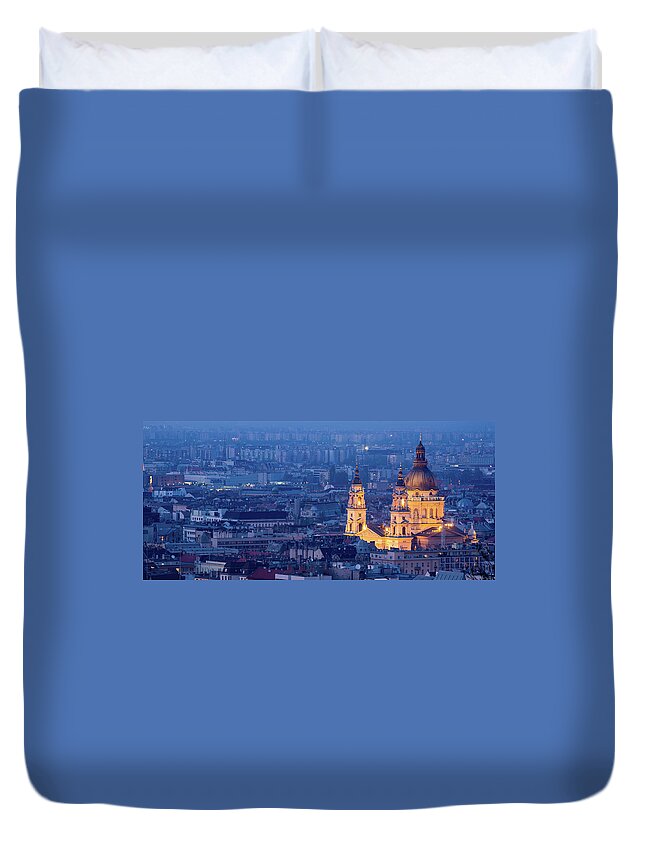 Tranquility Duvet Cover featuring the photograph Budapest by By Balázs Németh