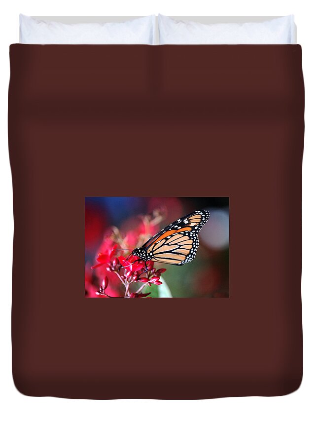 Butterfly Duvet Cover featuring the photograph Butterfly 2 by Leticia Latocki