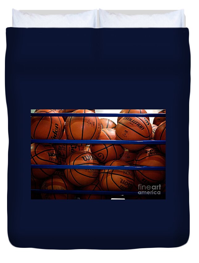 Frank-j-casella Duvet Cover featuring the photograph Cage of Dreams by Frank J Casella