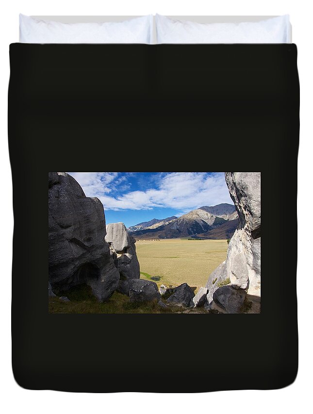 New Duvet Cover featuring the photograph Castle Hill #5 by Stuart Litoff