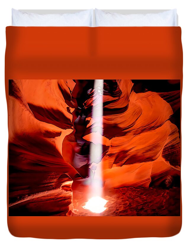 Slot Canyon Paintings Duvet Covers