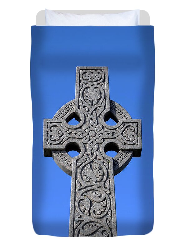 Celtic Cross 1 Duvet Cover For Sale By Michelle Bailey Twin