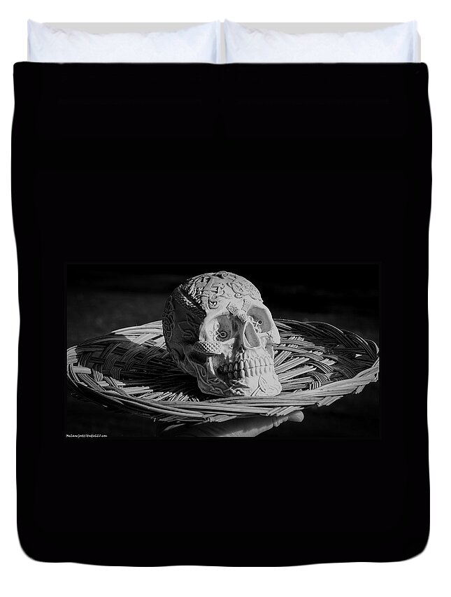 Celtic Duvet Cover featuring the photograph Celtic Skulls Symbolic Pathway to the other world by LeeAnn McLaneGoetz McLaneGoetzStudioLLCcom