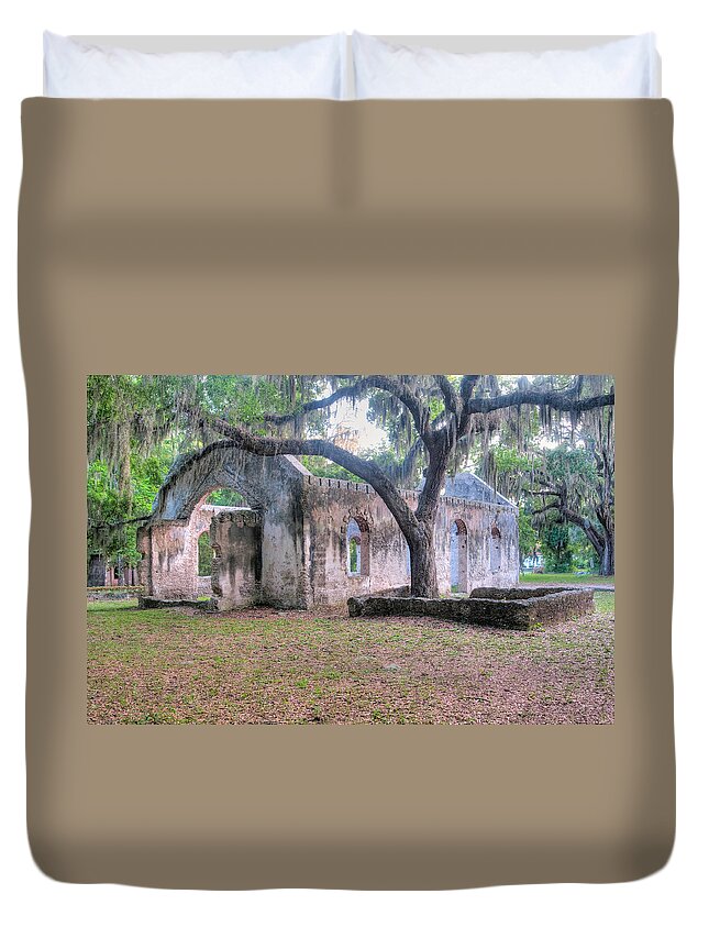 Chapel Of Ease Duvet Cover featuring the photograph Chapel of Ease by Scott Hansen