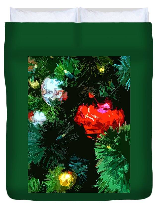 Christmas Tree Duvet Cover featuring the photograph Christmas Tree by Bill Owen