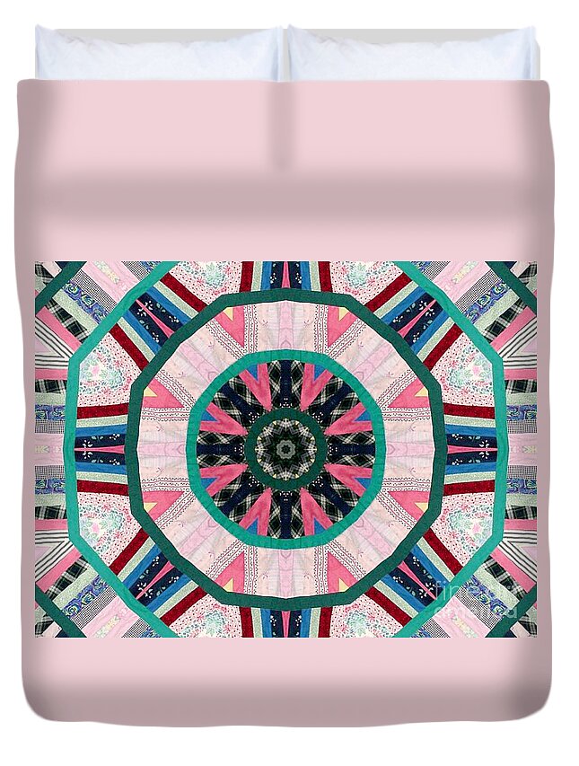 Circular Patchwork Art Duvet Cover For Sale By Barbara Griffin