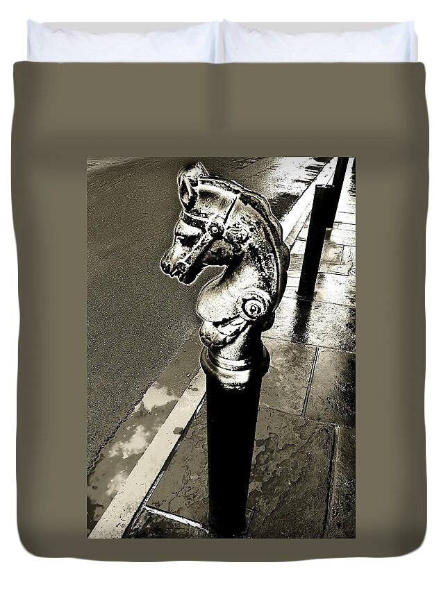 Royal Street Duvet Cover featuring the photograph Classic Royal by John Duplantis
