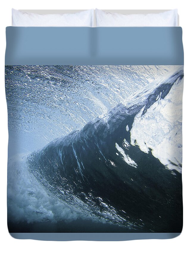 Curl Duvet Cover featuring the photograph Cloud 9 by Sean Davey