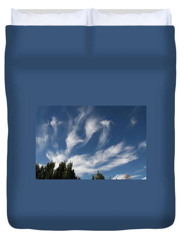 Clouds Duvet Cover featuring the photograph Clouds by David S Reynolds
