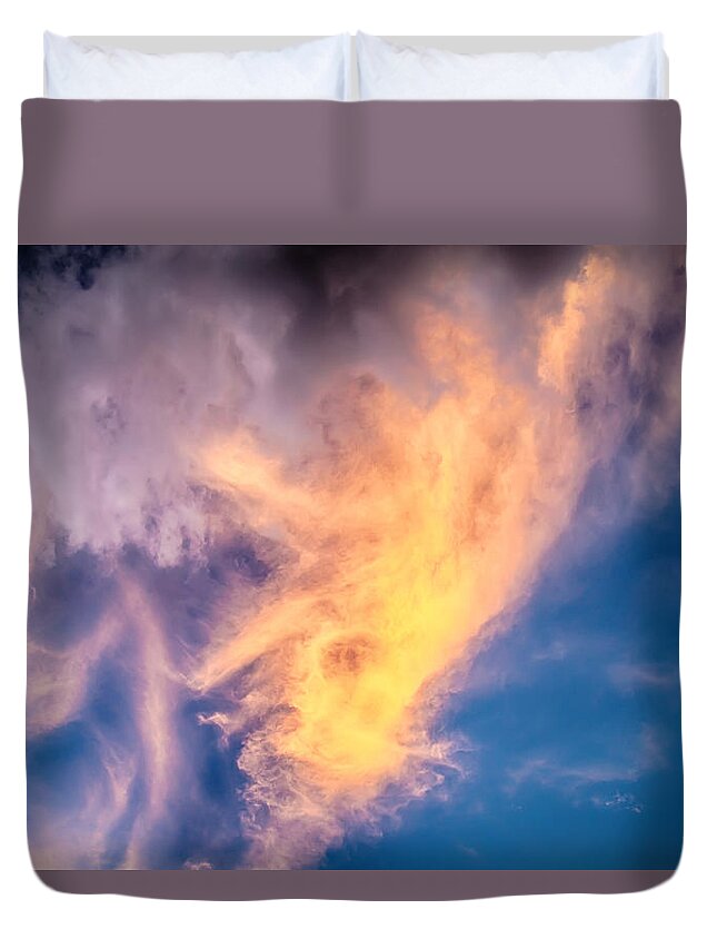 Sky Duvet Cover featuring the photograph Cloudscape Number 8055 by James BO Insogna