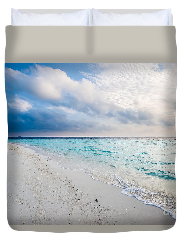 Bahamas Duvet Cover featuring the photograph Colors Of Paradise by Hannes Cmarits